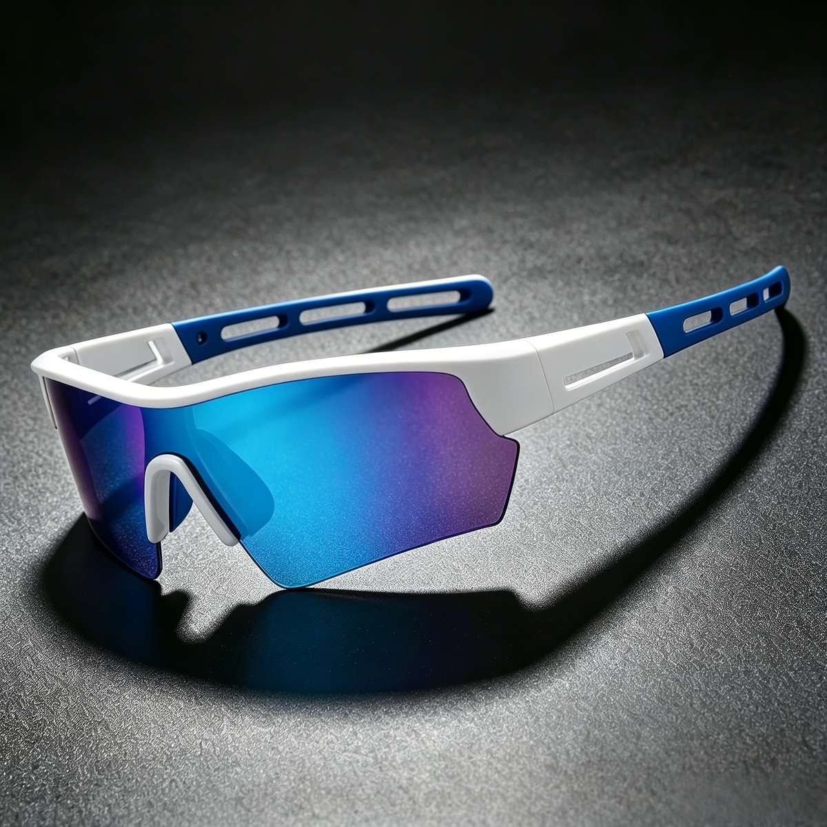 Cycling Glasses Color Black Frame Gray Lens  Glasses Cloth