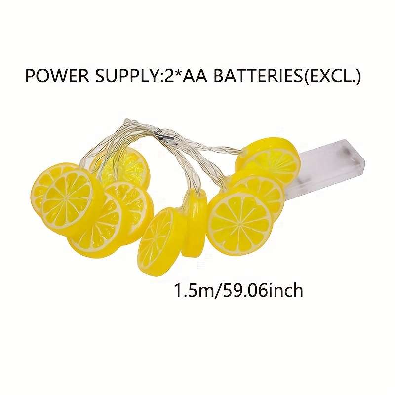 Vibrant Multi Color Led Lemon 1.5 M