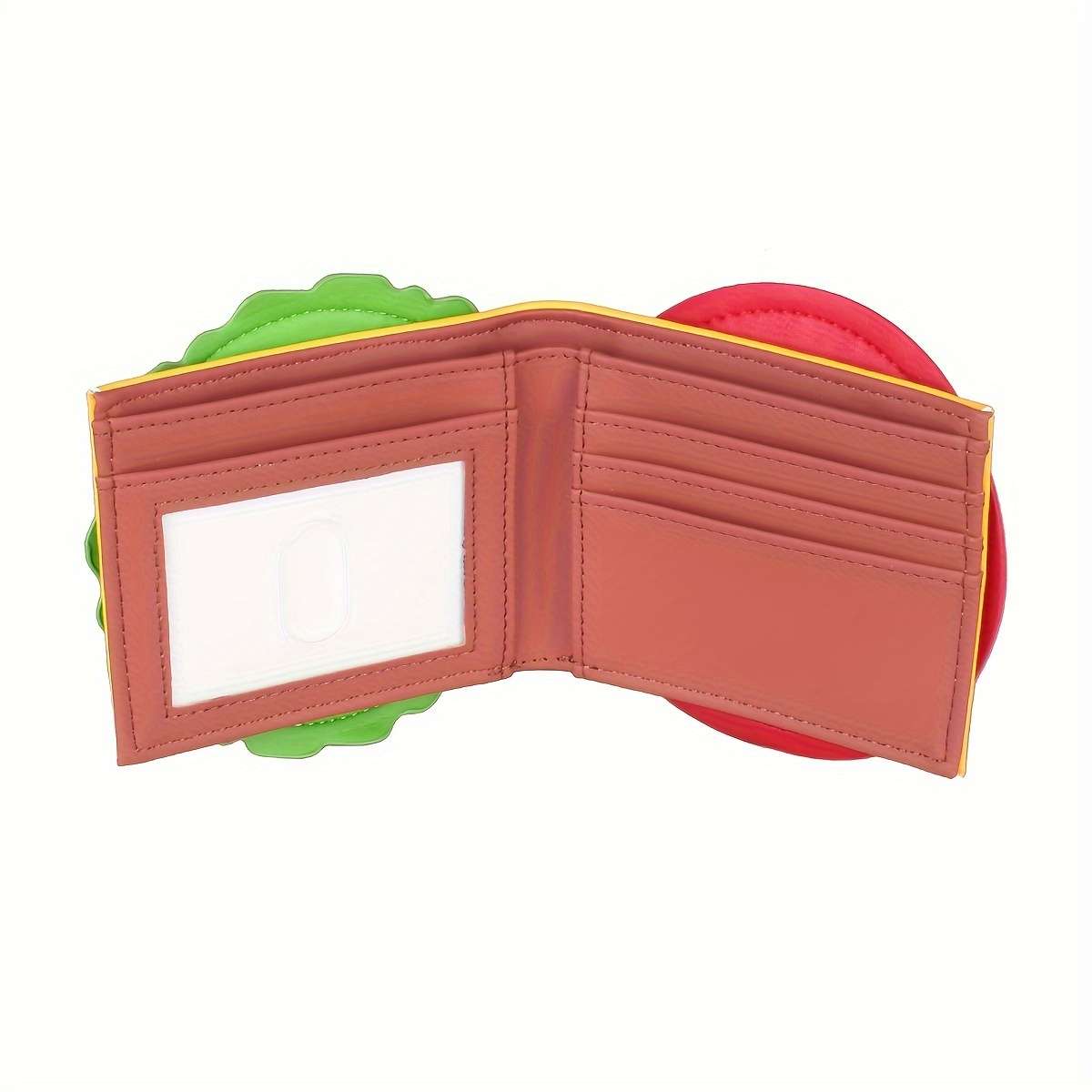 Burger Shaped Cute Women'S Wallet Designer Men'S Id Card Holder
