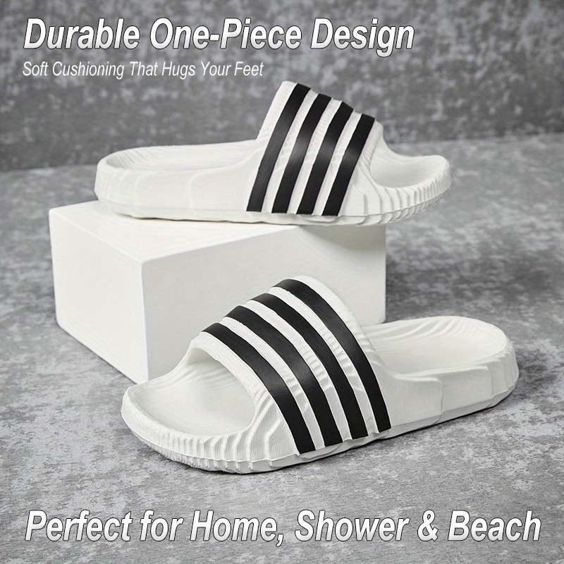Men Slippers Summer Style Black Size Uk 7