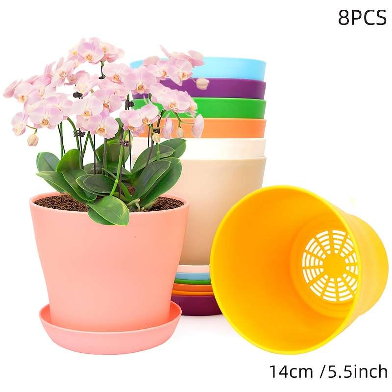 Flowerpot Color 8 Colors Model12Cm 4.7Inch