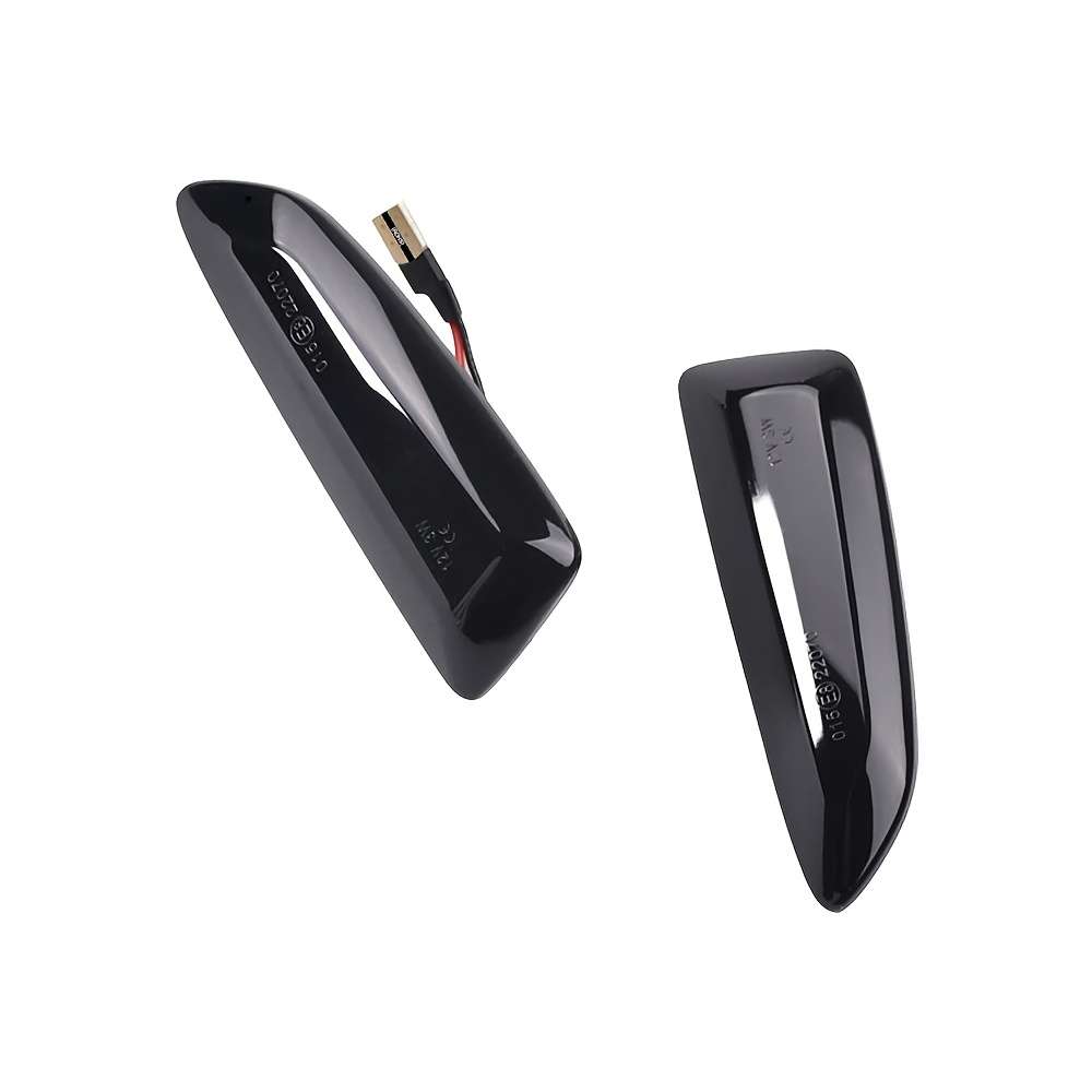 Car Lights Color 2Pcs Dynamic Smoked