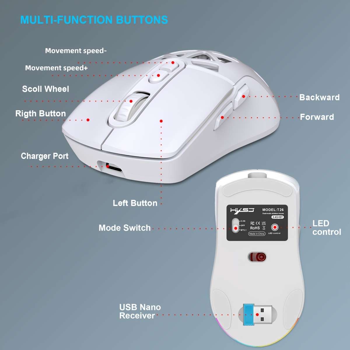 Mouse Color Black