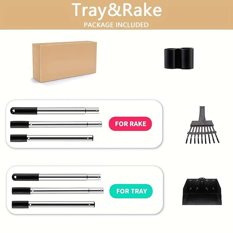 Pet supplies Items Tray&Rake