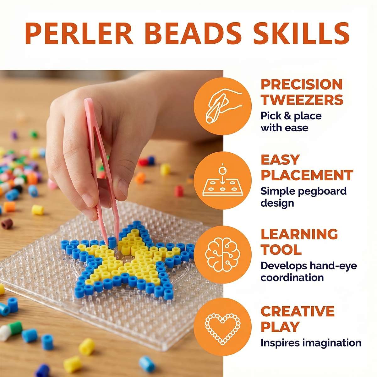 Perler Bead Set No.1234C  Tool Set 52000Pcs