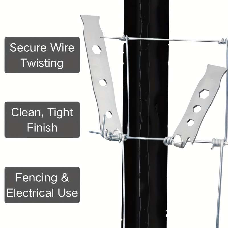 2Pcs Post Clip Fence Kitchen