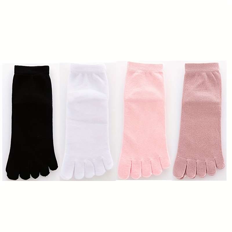 Women S Socks Color 1 Black 1 White 1 Purple 1 Gray Size Onesize