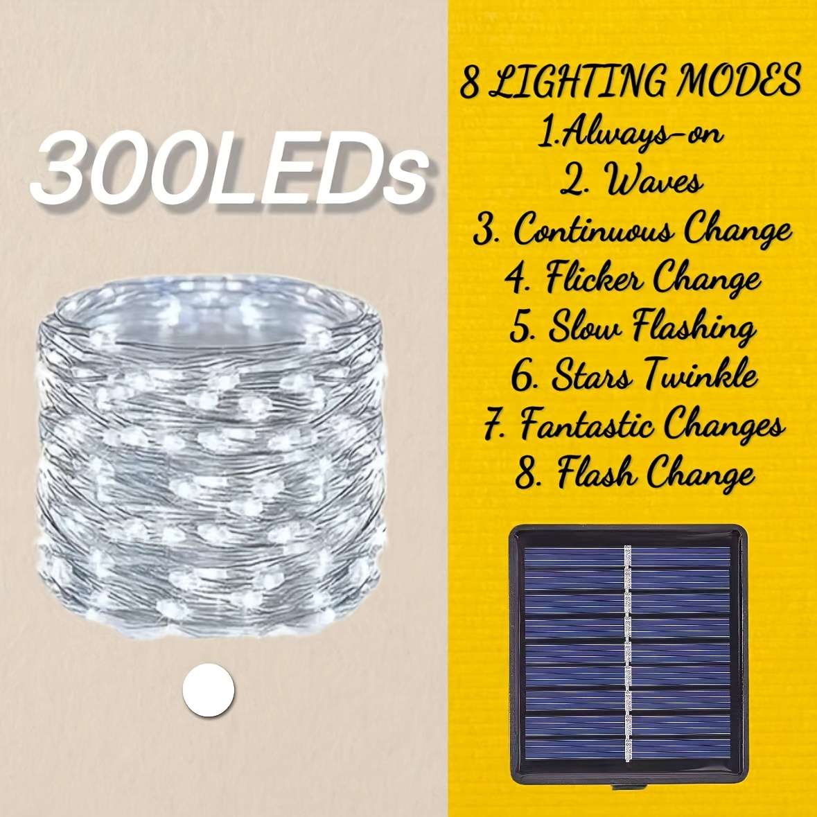 String Lights Color White Size32M 105Ft