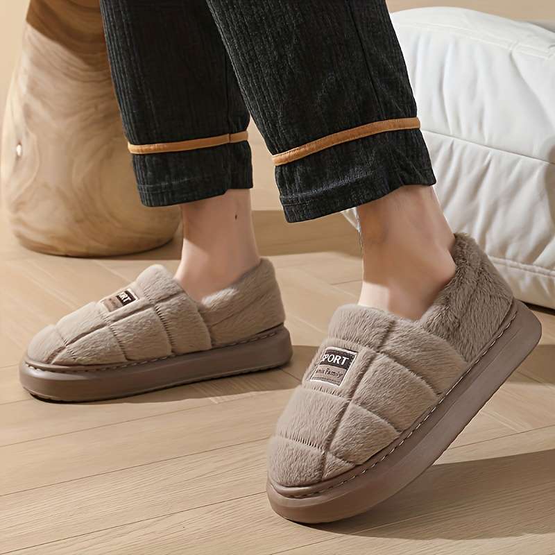 Cotton Slippers Color Grey Sizeuk 7.5