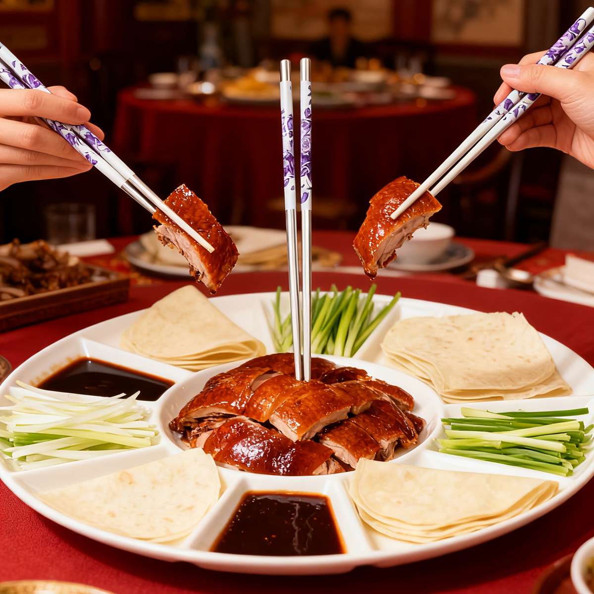 Chopsticks Color 2Pcs23 Square Chopsticks Decalswhite Purple