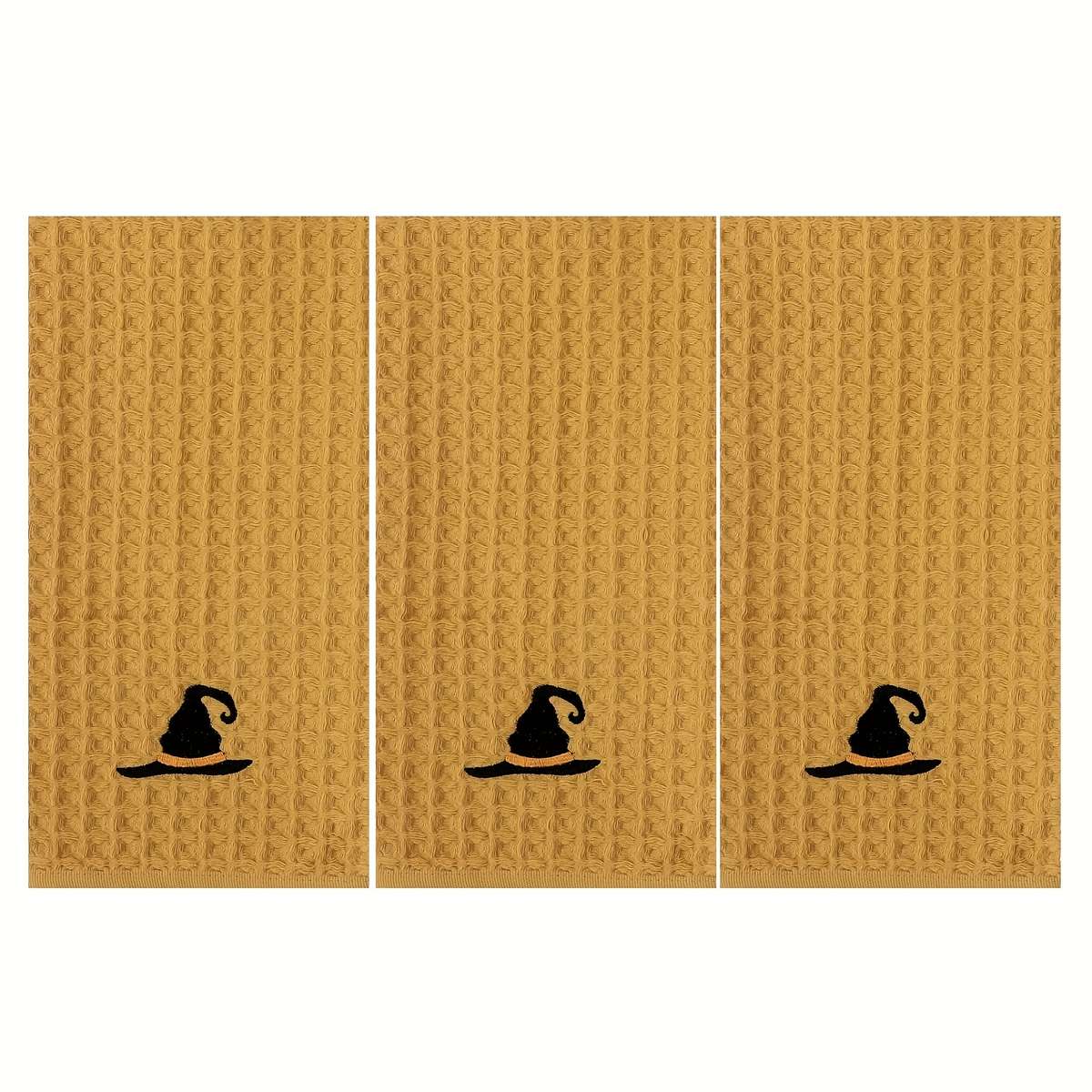 Towel Color 3Pack Waffle Towels Evil Ghost