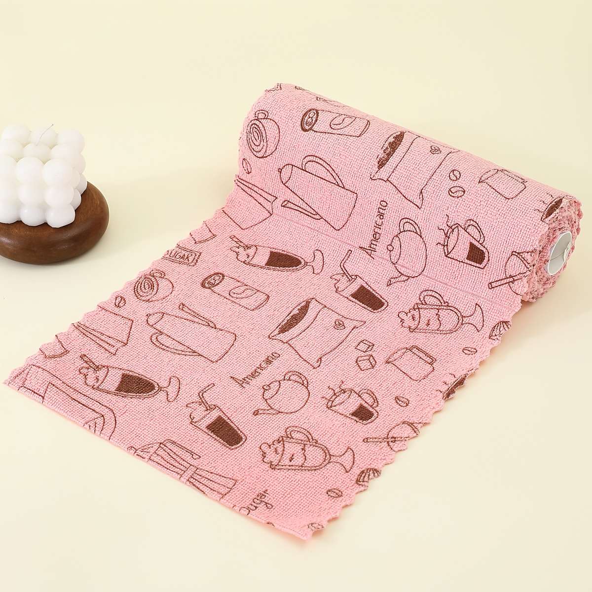 Rag Style Wave Pattern Color Random Quantity 1 Roll Of 20 Sheets