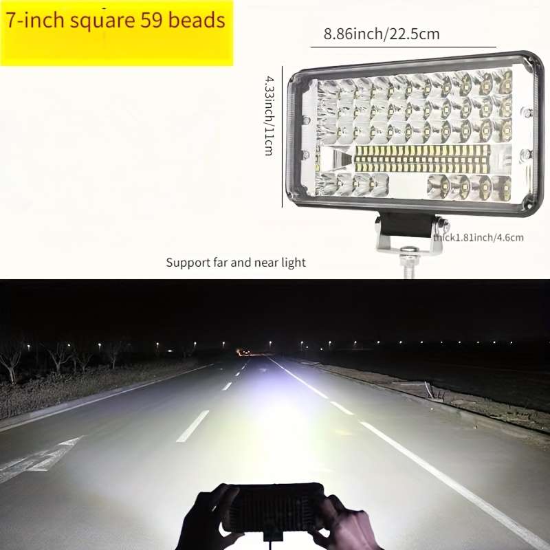 Car Lights Size 22.5X11X4.6Cm Material Aluminum Alloy