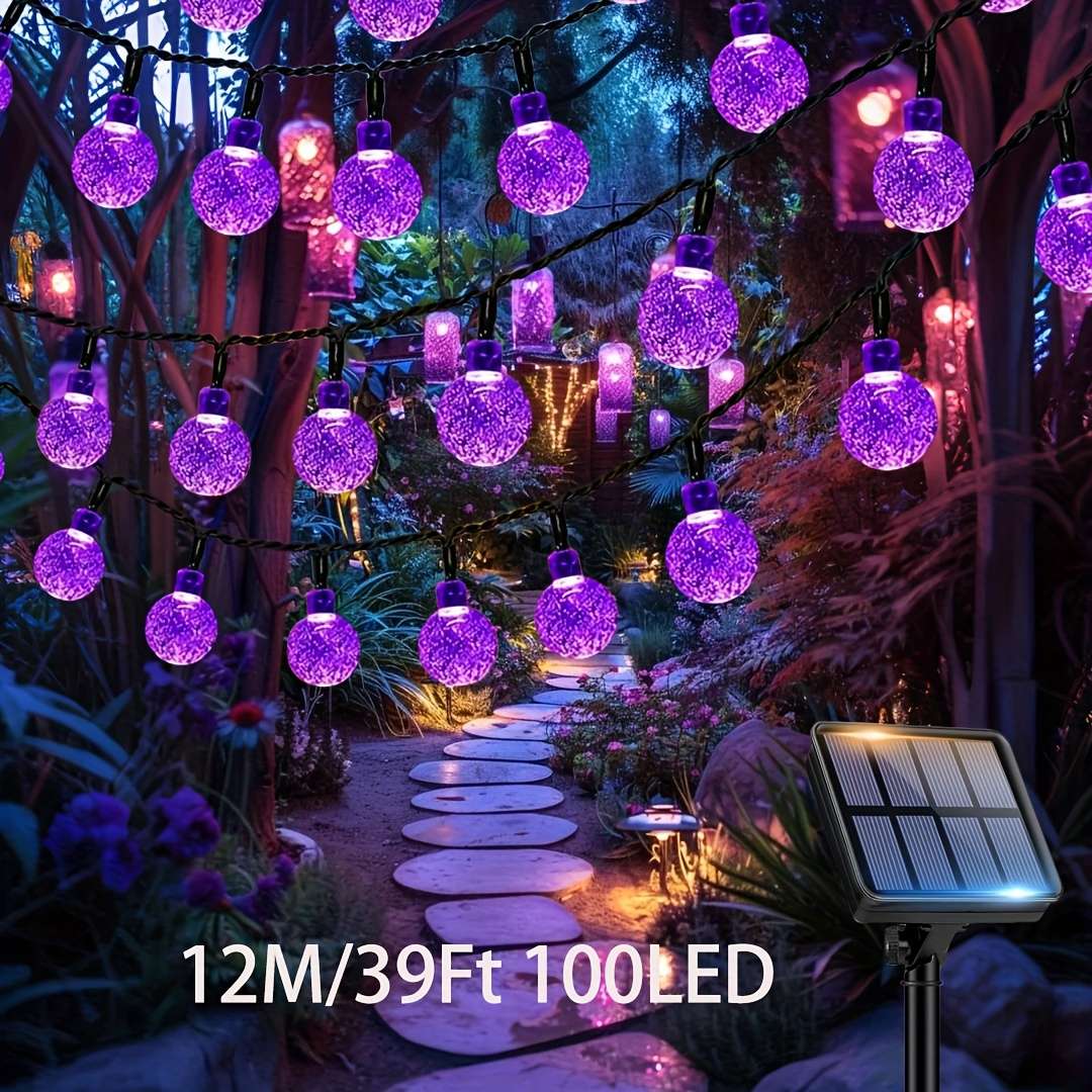 String Lights Color Purple Model12M 39Ft 100Led