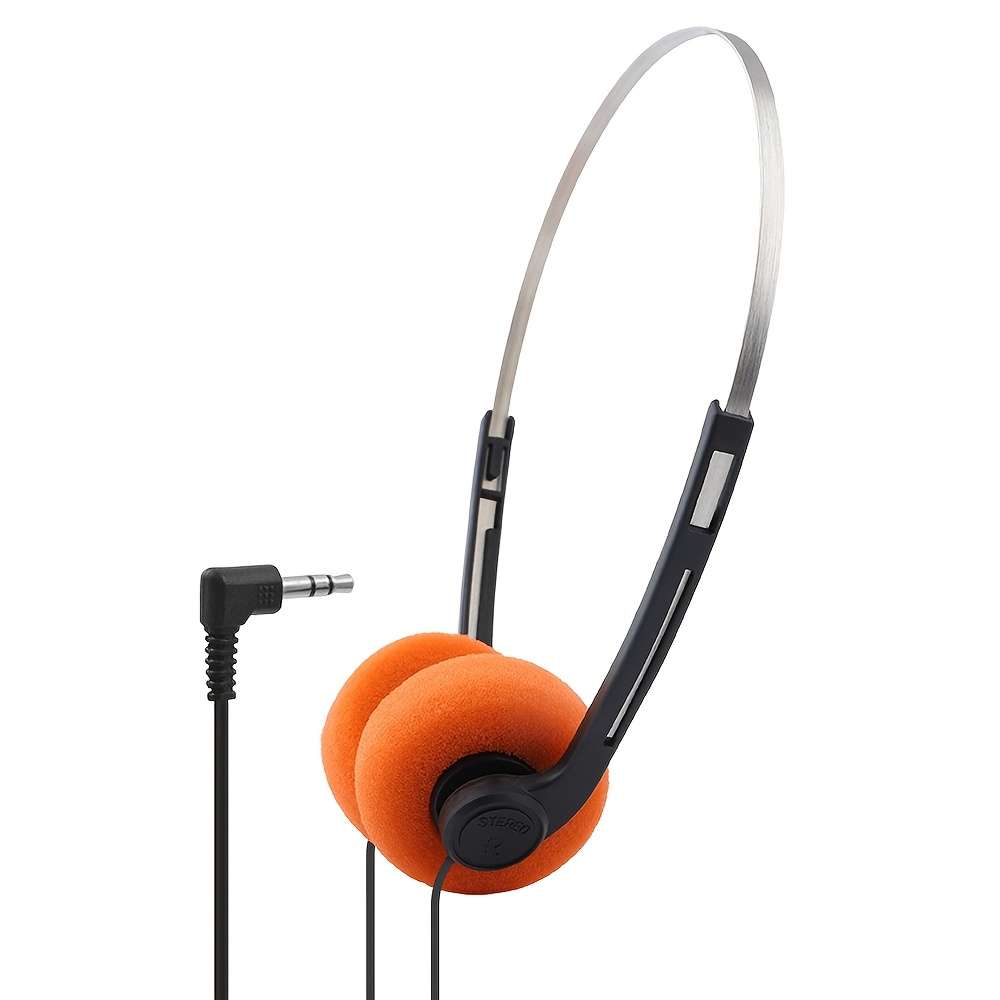 Wired Headphones Orange Model F003