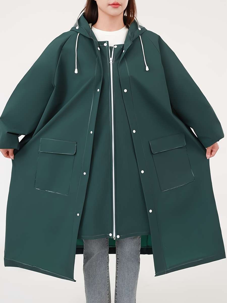 Raincoat White Size Asian L
