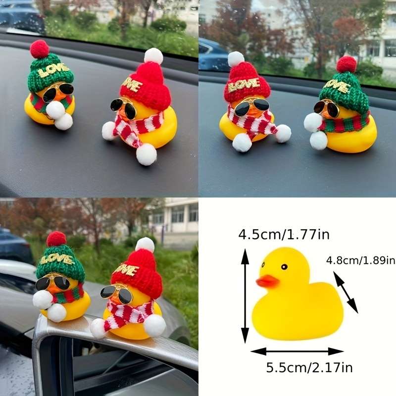 Car Interior Decor Items 2Pcs Christmas