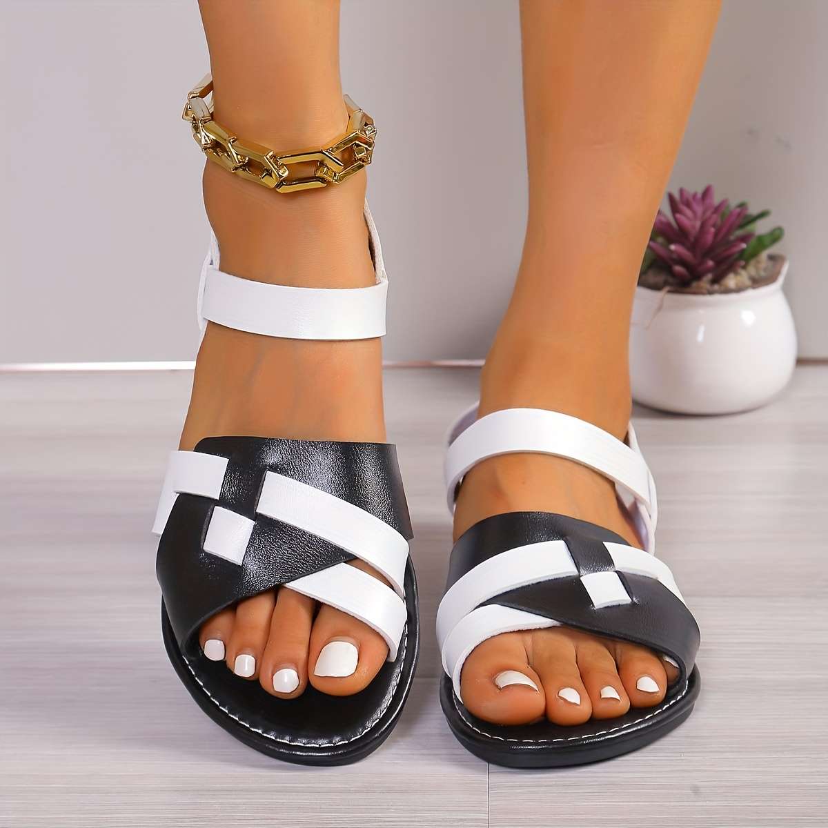 Sandals Color Light Brown 1 Sizeuk 7.5