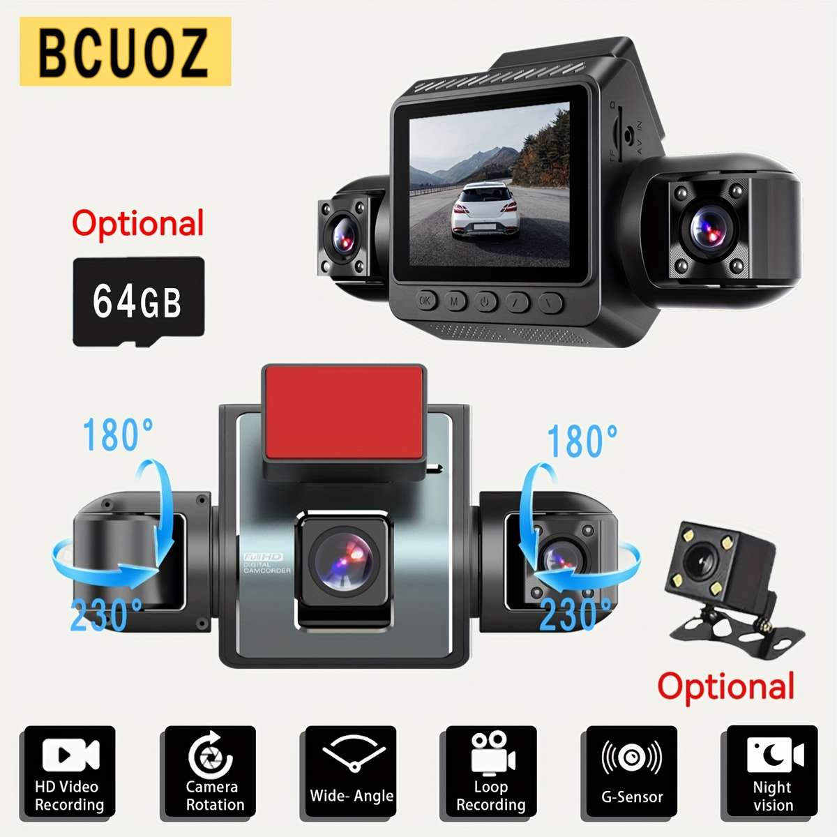 Dashcam Storage Without Memory Card Itemstriple Cameras