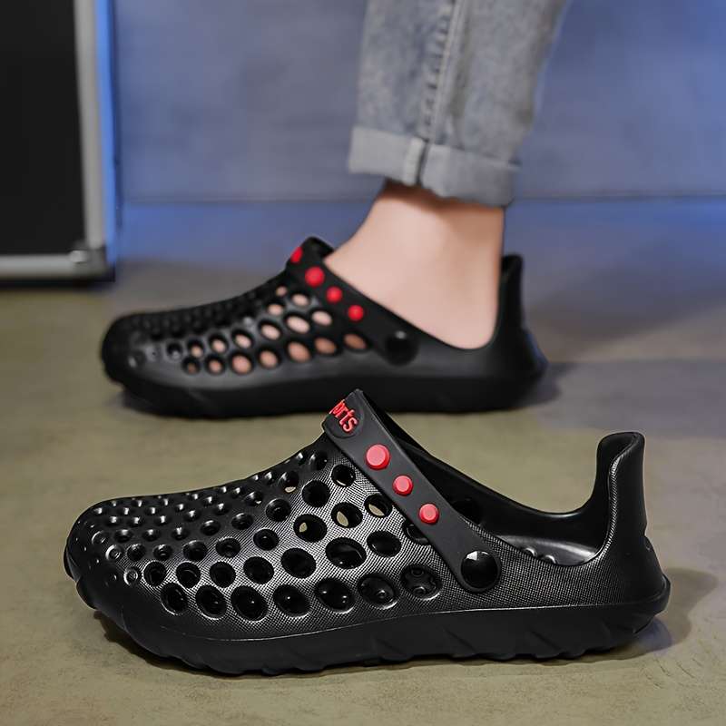 Men Slippers Summer Style Grey Size Uk 7.5