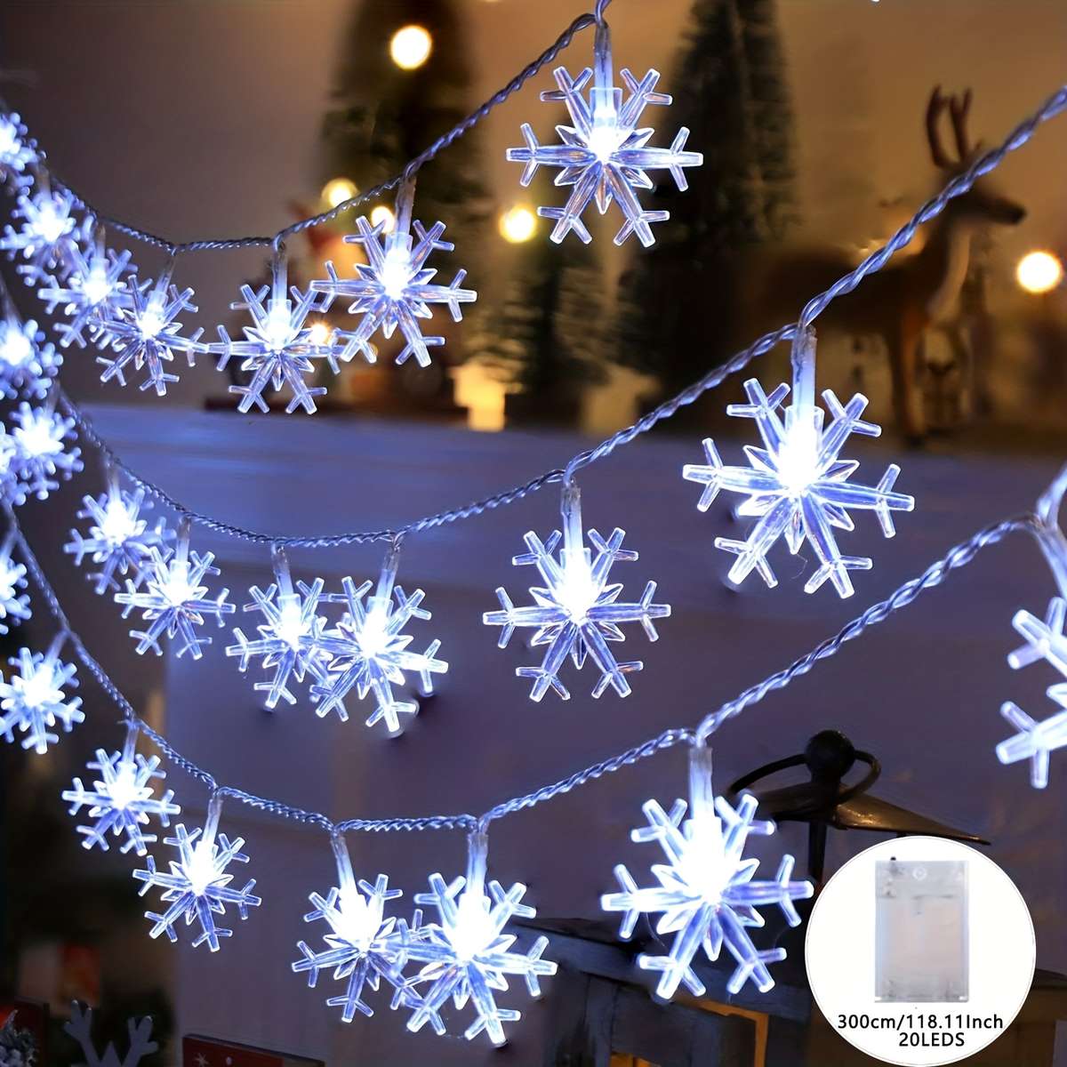 Christmas Lights 3M 9.84Ft White Light