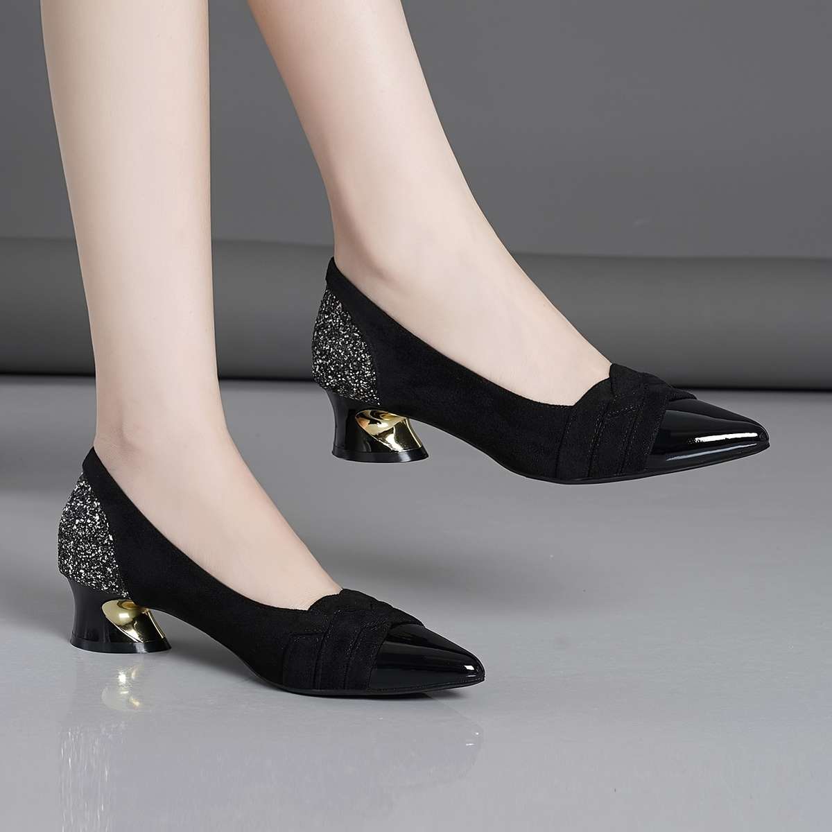 Women S High Heels Color Black Sizeuk 3.5