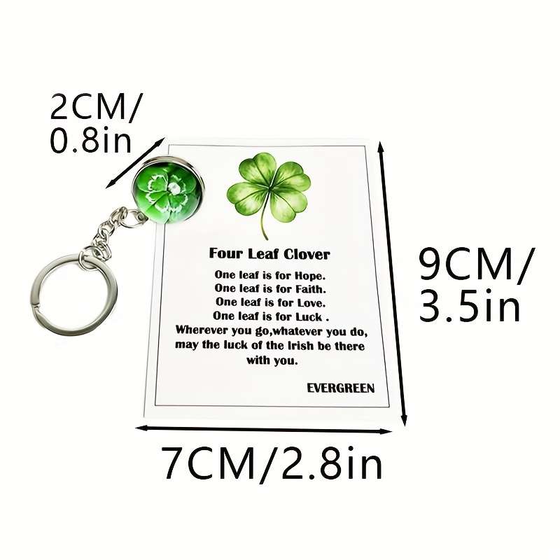 Keychain Ornament Color Green Quantity2Pcs