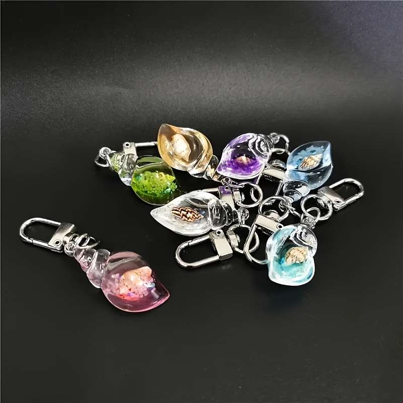 Keychain Ornament Color Polychrome Style7 Piece Set