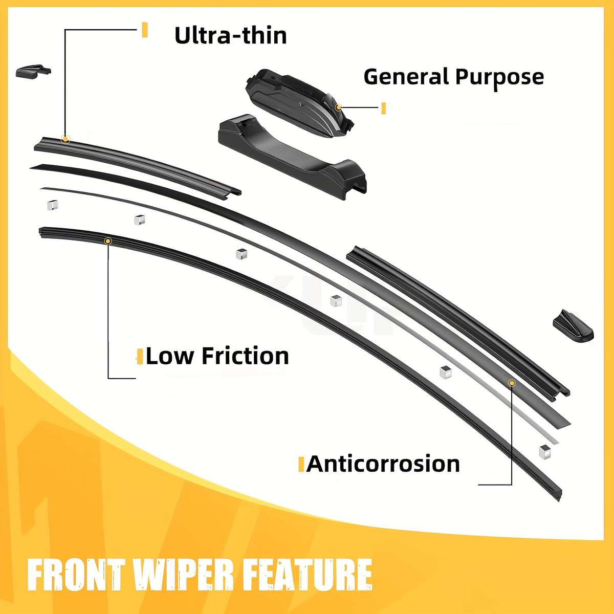 Windshield Wipers Size 21 Inch  18 Inch  12 Inch