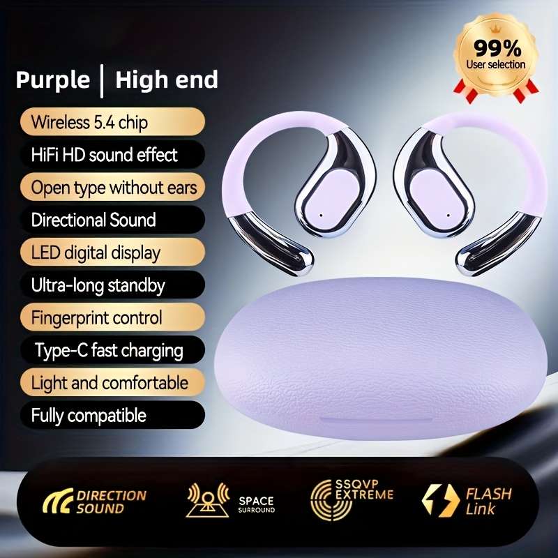 Rechargeable Wireless Earbuds Headphones Headset