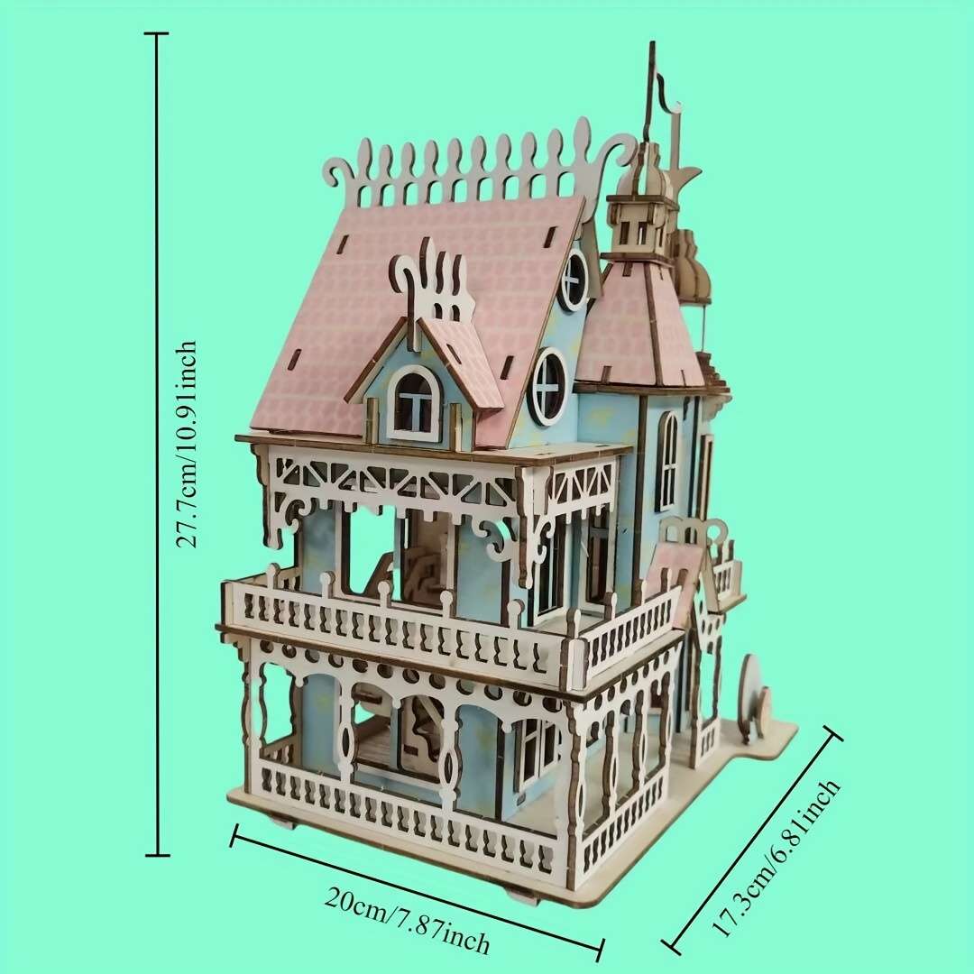 Building Toy Architectural Model Toy Set Style Dream Villa