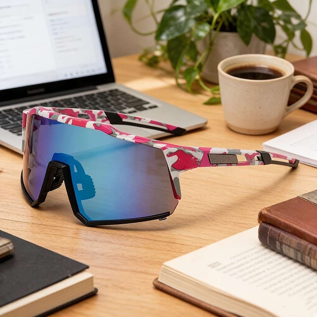 Cycling Glasses Color Red