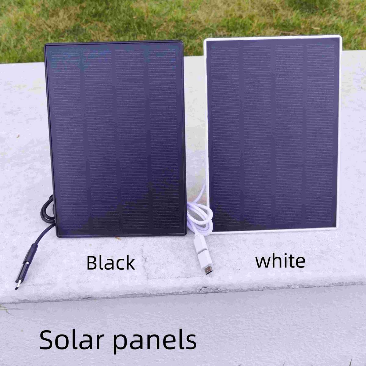 Solar Panel Model 3Pcs Solar Panels Black