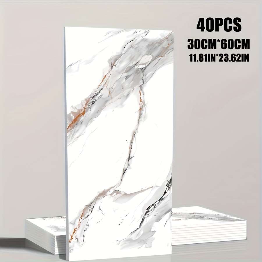 Wall Stickers Color White Crack Gold Plated 119 Size60*30Cm40Pcs