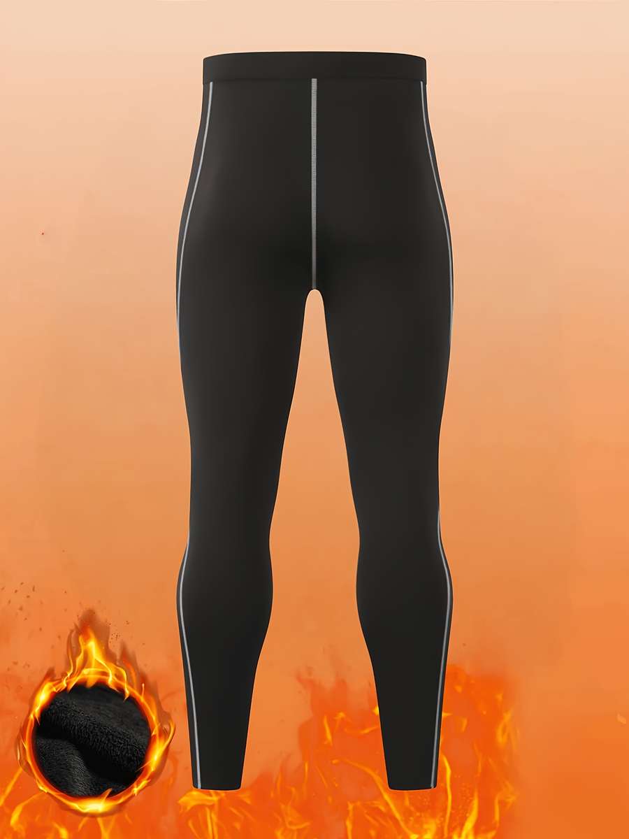 Thermal Underwear Color Black Orange Line Sizes