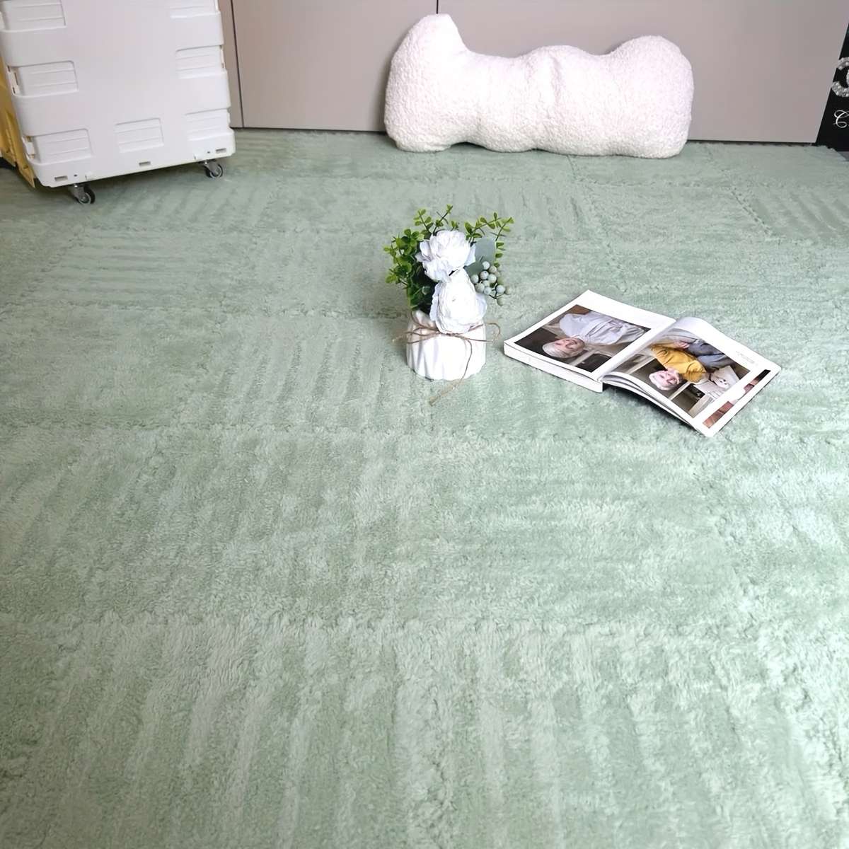 Floor Stickers Color White Quantity 30Cmx30Cmx0.7Cm Is 24Pcs
