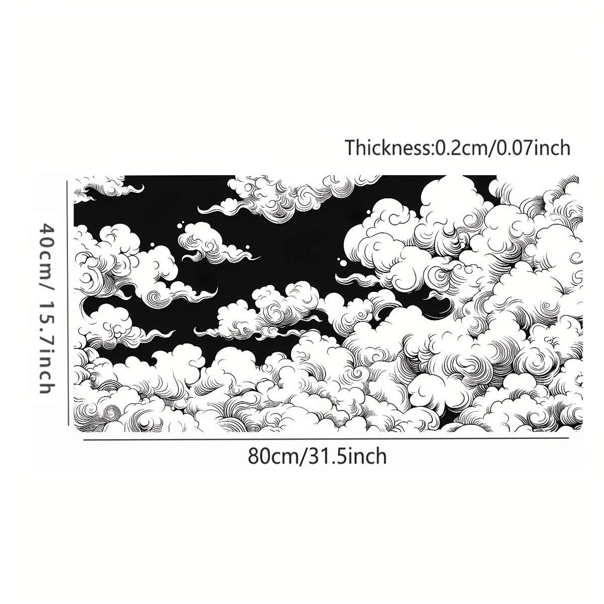 Mouse Pad Size 27.5In   X 11.8In