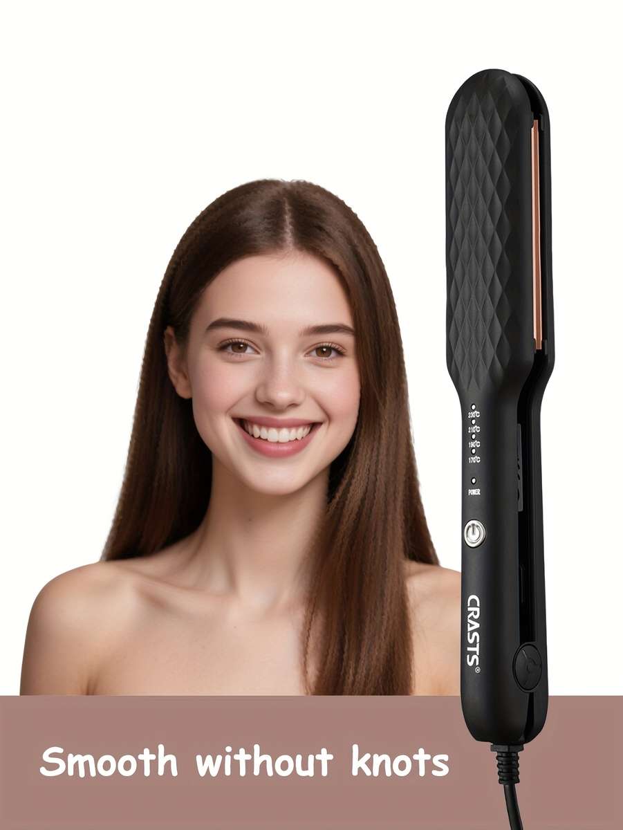 Curling Iron Color Black  Comb