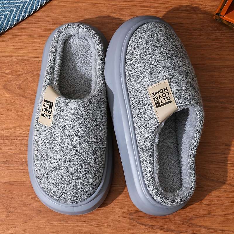Cotton Slippers Color Grey Sizeuk 6.5-7