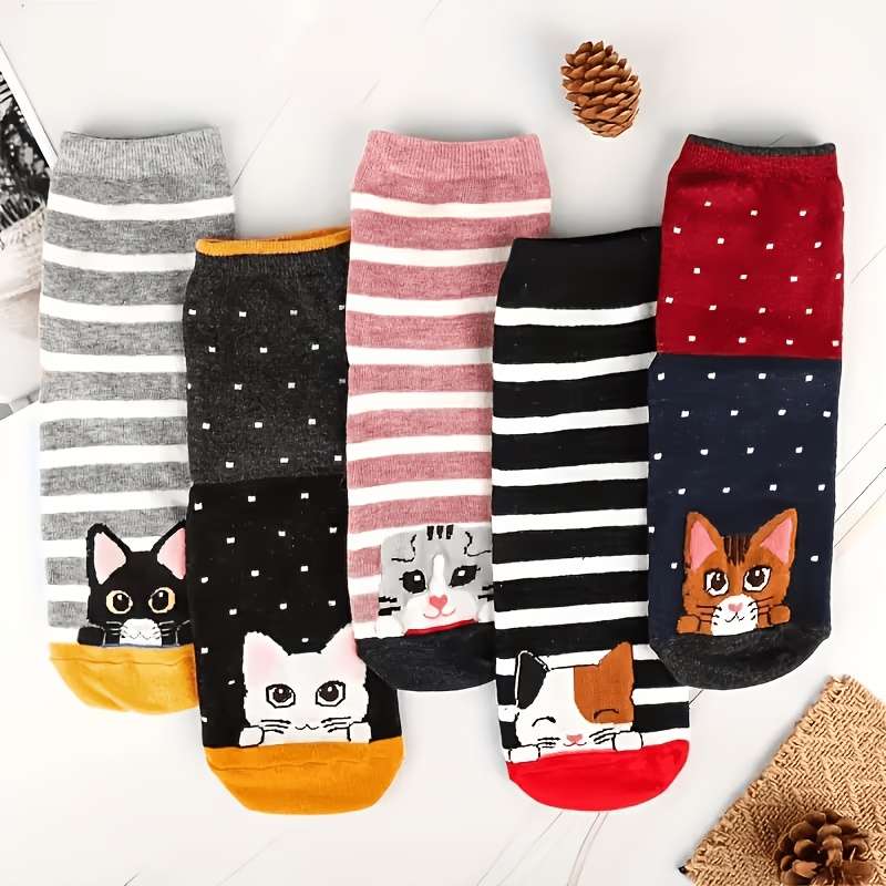 Women S Socks Color 5Pairs Mixed Colors