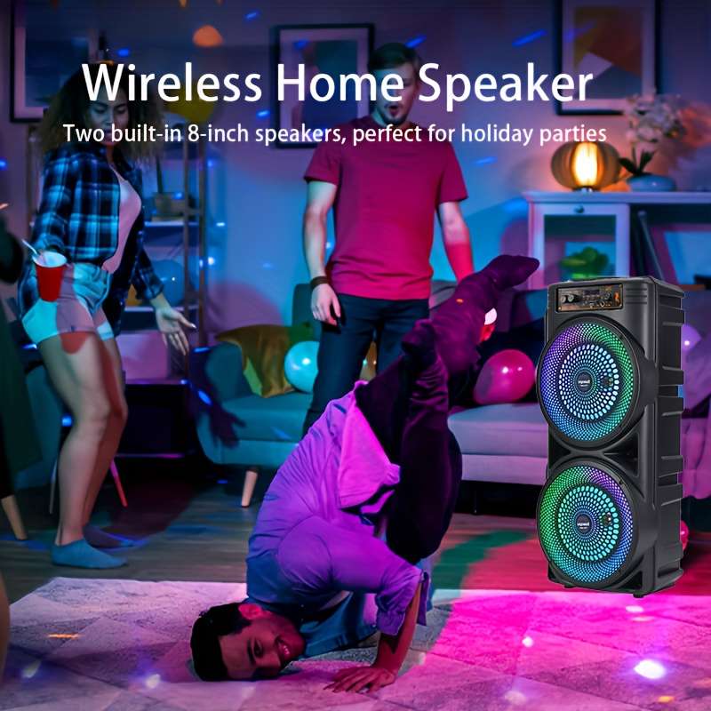 Classic With High Fidelity Dual 8.5 Inch Floor For Live Performance 8.5 Inch Red