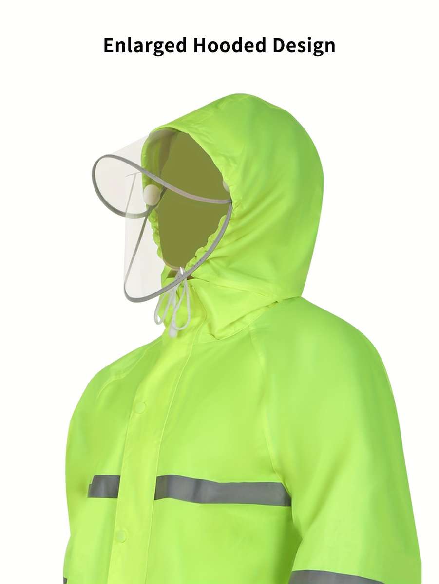 Raincoat Fluorescent Green Size Uk M