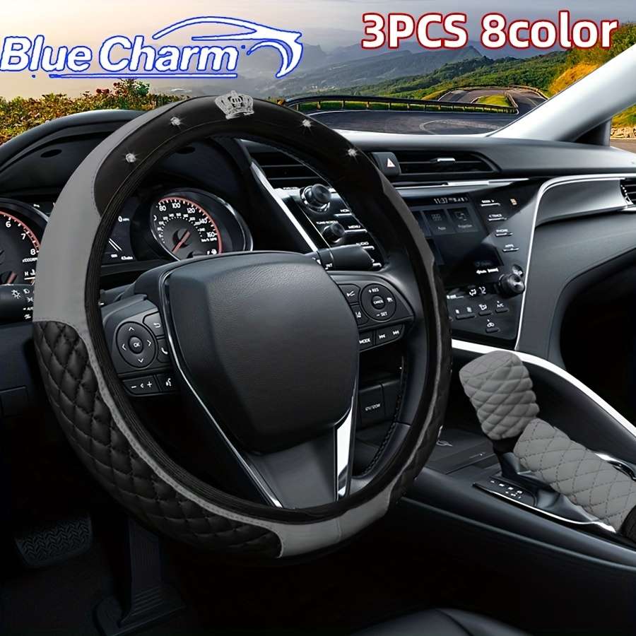 Car Steering Wheel Cover Red