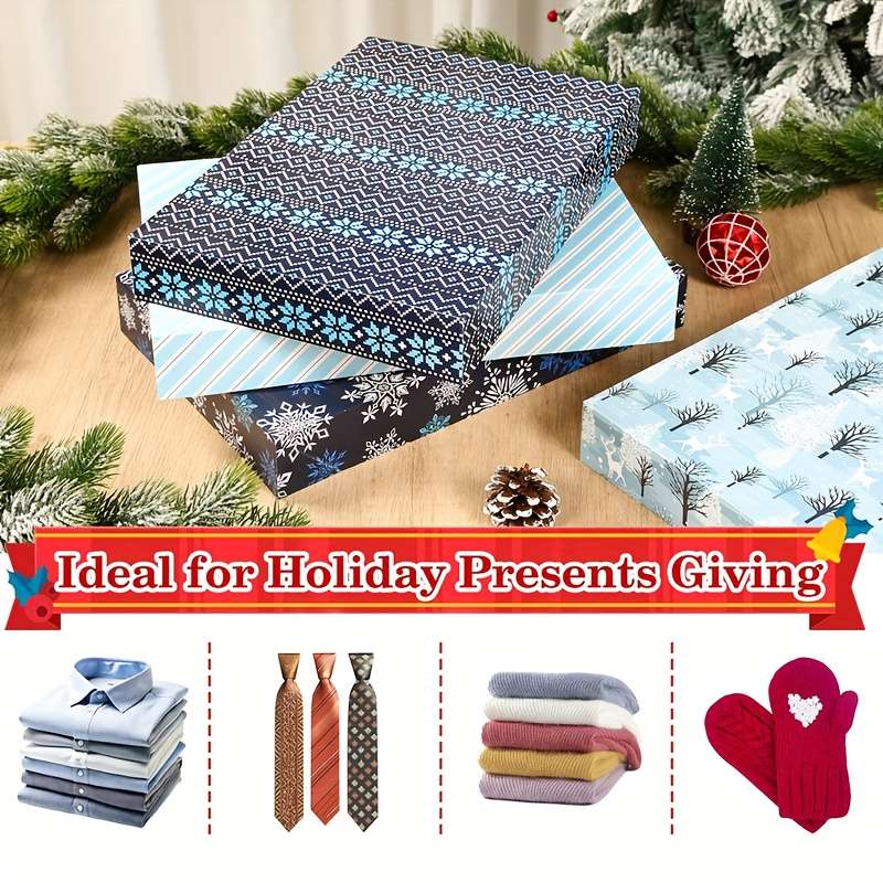 Christmas Gift Boxes Quantity 4Pcs