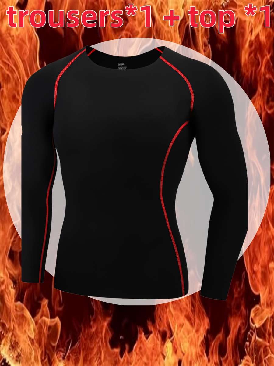Thermal Underwear Color Black Sizes