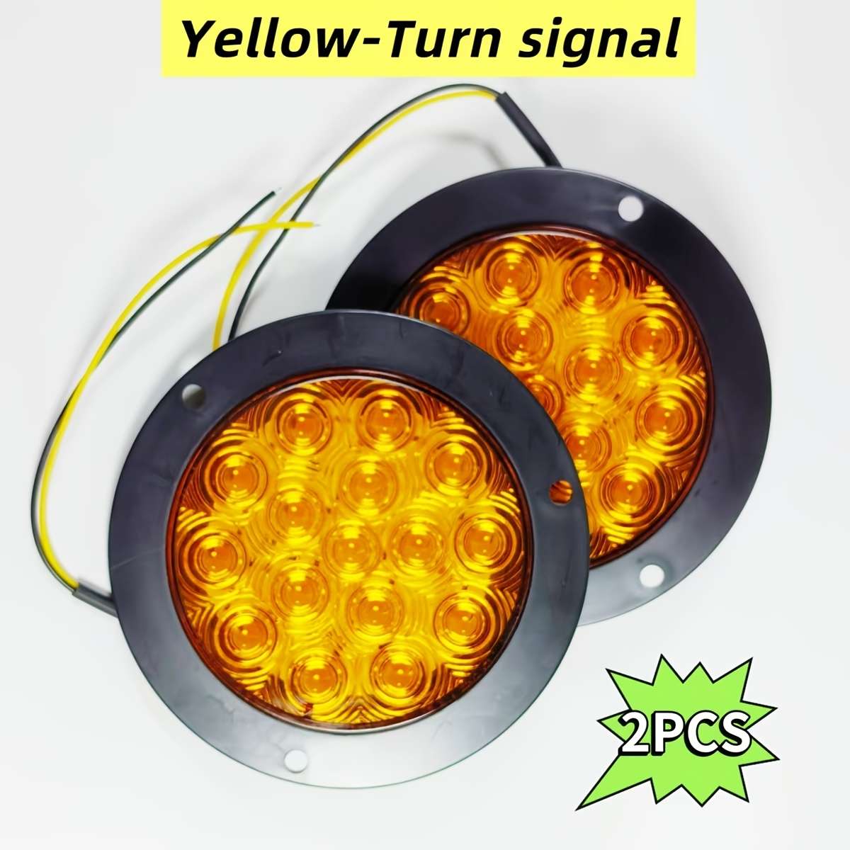 Car Lights Color Red 2 Pieces