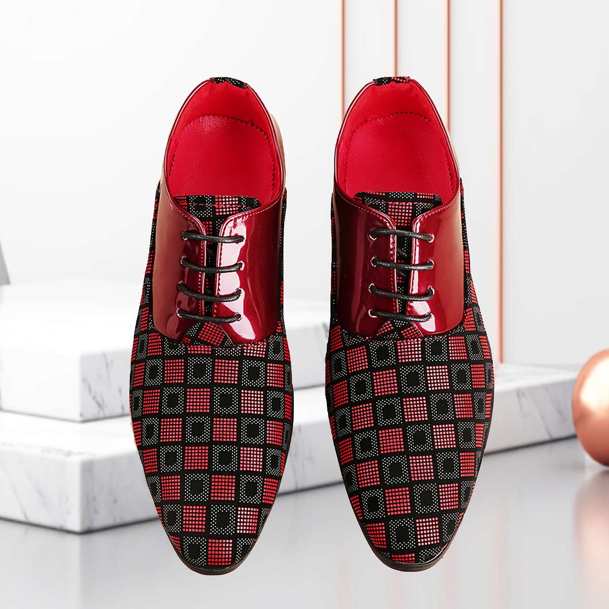Mens Leather Shoes Color Blue Sizeuk 7