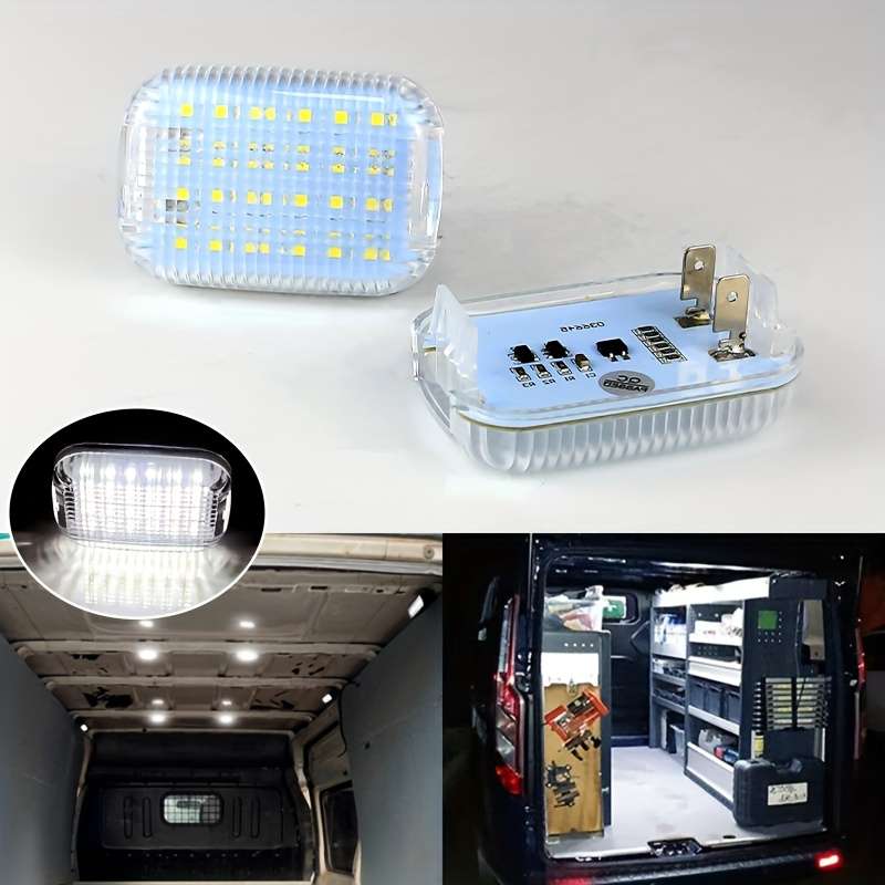 Car Lights Color 2Pcs White Led Lights