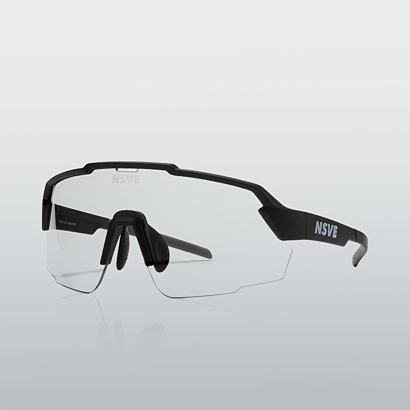 Cycling Glasses Model Nsve Matte Black Frame Rose Golden Lens