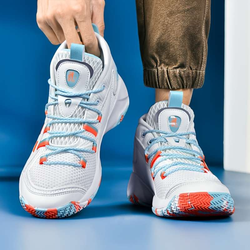 Sneakers White Orange Size Uk 7